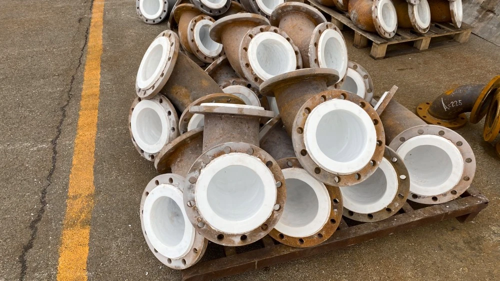 Ptfe Lined Chemical Medium Transfer Elbow