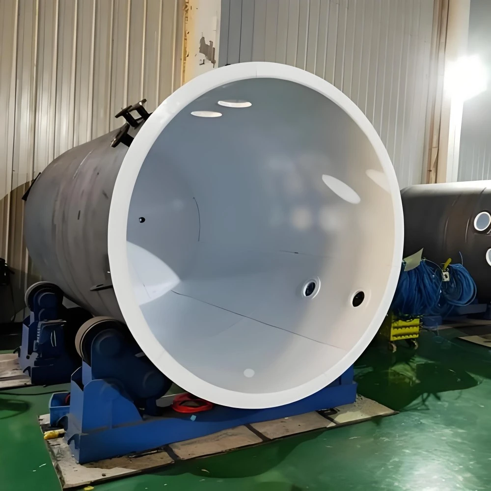เรือรับสารเคมีทนกรดเรียงรายด้วย PTFE เรือรับสารเคมีทนกรดเรียงรายด้วย PTFE