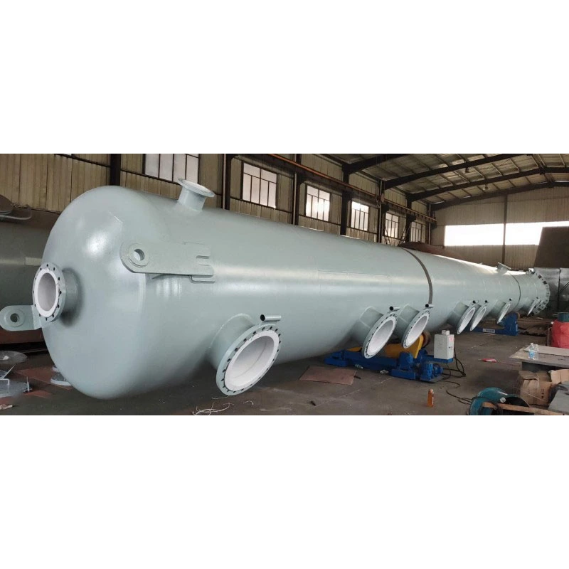 คอลัมน์การกลั่นด้วยสารเคมีเรียงรายด้วย PTFE คอลัมน์การกลั่นด้วยสารเคมีเรียงรายด้วย PTFE