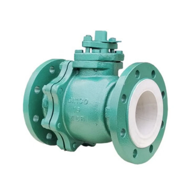 วาล์วควบคุมการผลิตสารเคมีที่มีเส้น PTFE